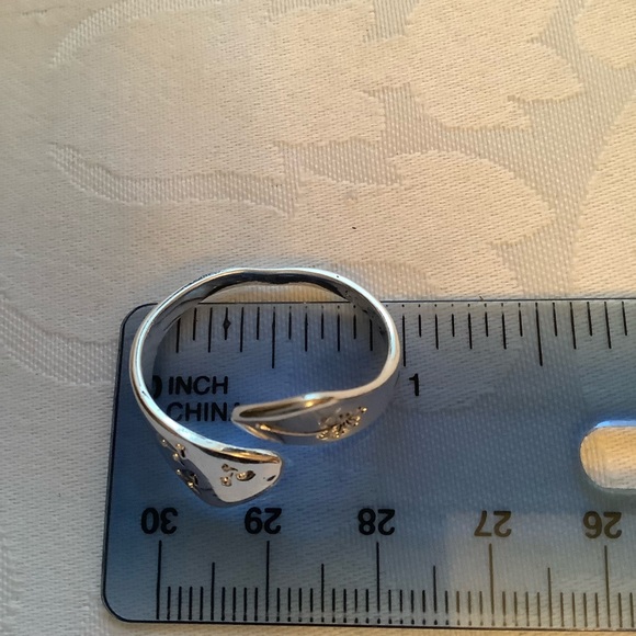 Dandelion Wishes Sterling Silver Adjustable Ring - Picture 10 of 15